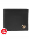 GG Marmont Leather Half Wallet Black - GUCCI - BALAAN 8