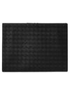 Men’s Document Large Clutch Bag Black - BOTTEGA VENETA - BALAAN 3