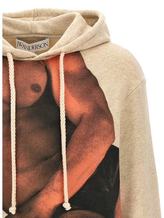 JW Anderson Graphic Print Hoodie, Size Medium - JW ANDERSON - BALAAN 3