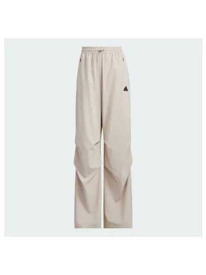 Tech Parachute Woven Straight Pants Beige - ADIDAS - BALAAN 2