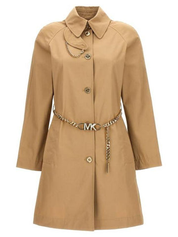 Trench Coat MS320ARDTY250 Beige - MICHAEL KORS - BALAAN 1