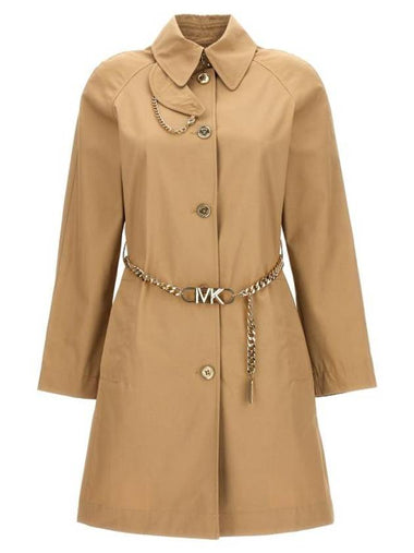 Trench Coat MS320ARDTY250 Beige - MICHAEL KORS - BALAAN 1