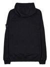 Men's Waffen Patch OLD Treatment Cotton Hoodie Black - STONE ISLAND - BALAAN 3