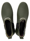 Women's Wilton Wellington Chelsea Rain Boots Green - BARBOUR - BALAAN 3