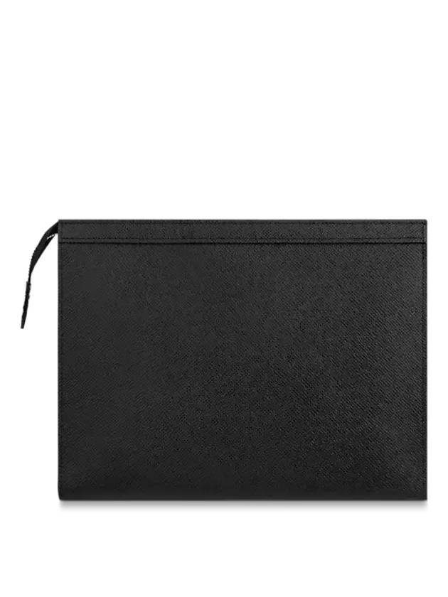 Pochette Voyage Taiga Leather Pouch Bag Black - LOUIS VUITTON - BALAAN 5