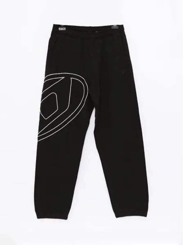 Mega Oval D Track Pant Black - DIESEL - BALAAN 2