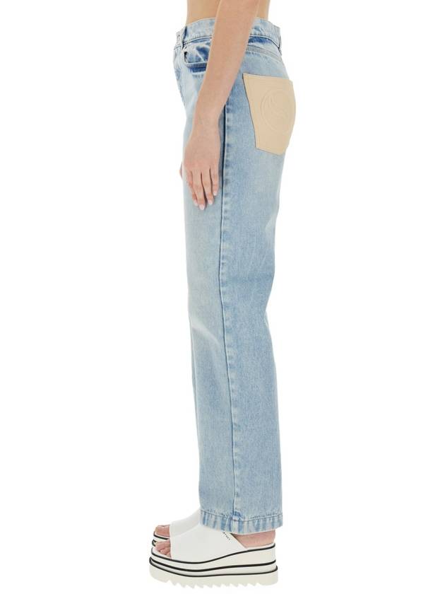 Denim Straight Pants 6D0192 3SPH614699 DENIM - STELLA MCCARTNEY - BALAAN 5