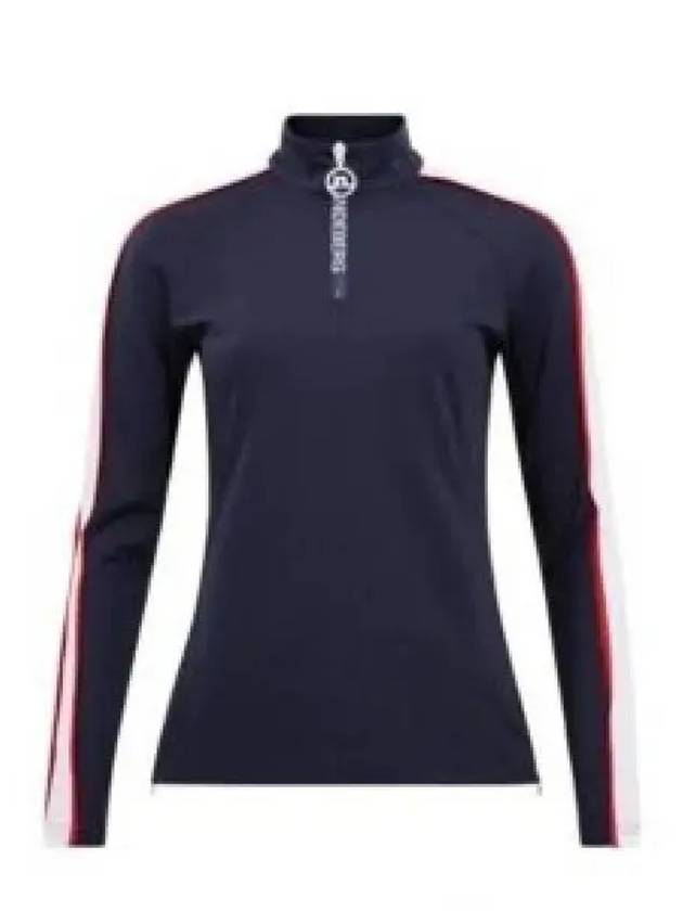 Kora Mid Layer Long Sleeve T-Shirt Navy - J.LINDEBERG - BALAAN 2