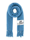 Alpaca Wool Muffler Blue - MARNI - BALAAN 2