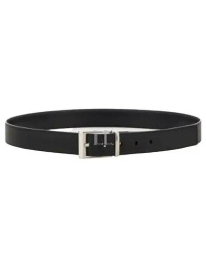 Dress Shiffie 35 Leather Belt Black - BALLY - BALAAN 2