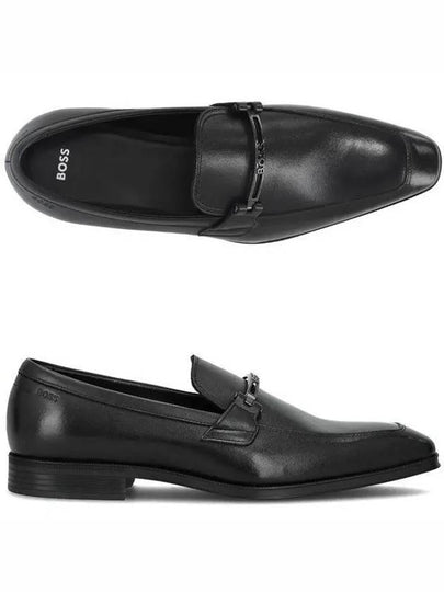 Logo Metal Loafers Black - HUGO BOSS - BALAAN 2