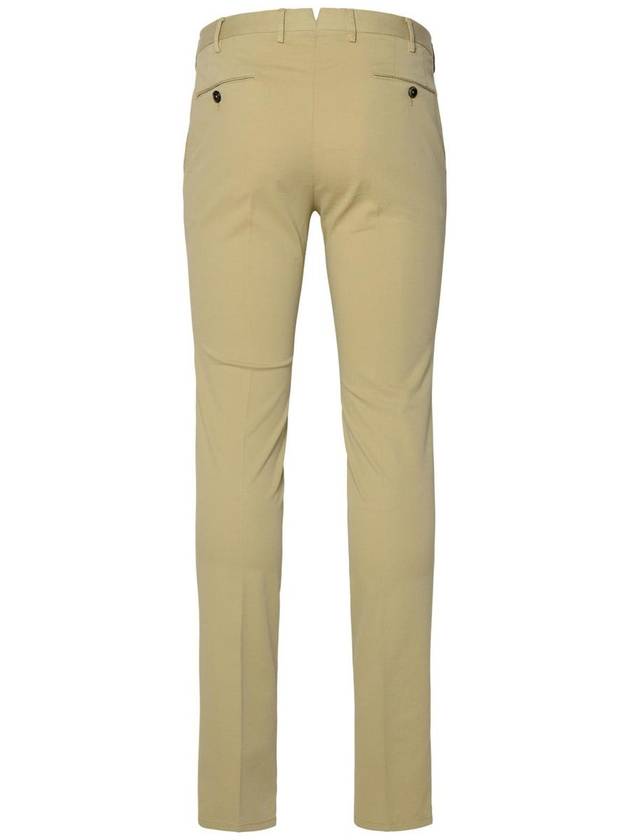 Pt01 Beige Cotton Blend Trousers - PT01 - BALAAN 3