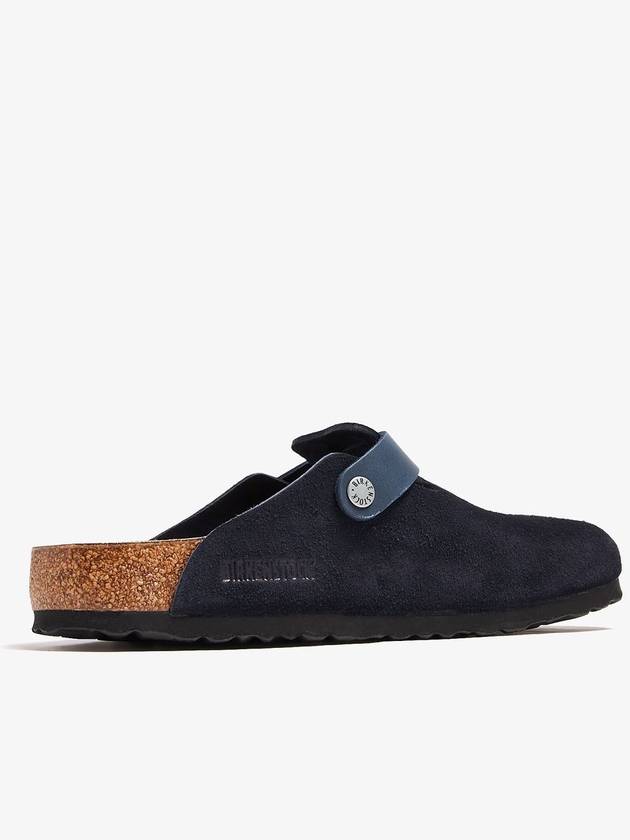 Boston Suede Slippers Black - BIRKENSTOCK - BALAAN 4