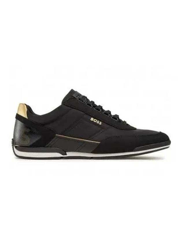 Green Men s Saturn Loaf Sneakers 50474872 BLACK - HUGO BOSS - BALAAN 1