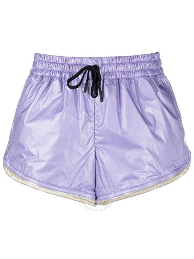 Women's Ripstop Nylon Shorts Purple - MONCLER - BALAAN 2