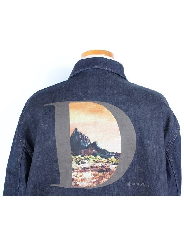 x Kim Jones Kerouac Logo Over Denim Shirt Jacket 56 - DIOR - BALAAN 2