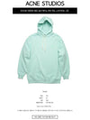 Studios Face Patch Hooded Top Light Blue - ACNE STUDIOS - BALAAN.