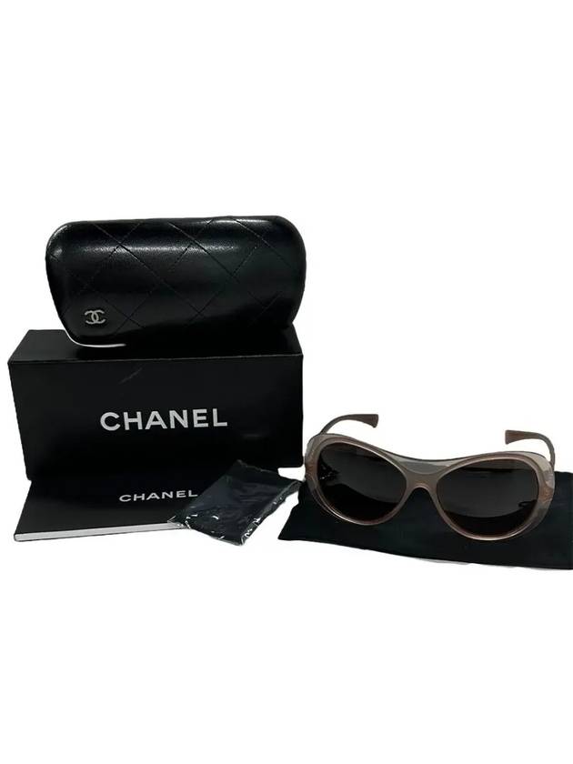 Eyewear Oversized Butterfly Plastic Sunglasses Black - CHANEL - BALAAN 6