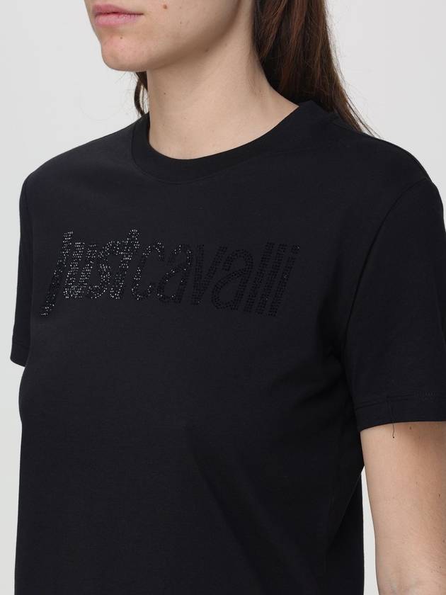 T-shirt Just Cavalli con logo di strass - JUST CAVALLI - BALAAN 4