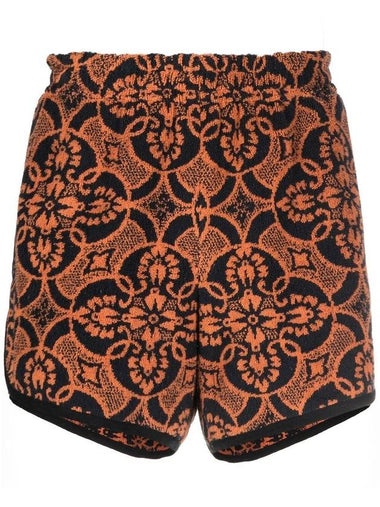 MARINE SERRE Shorts Orange - MARINE SERRE - BALAAN 1