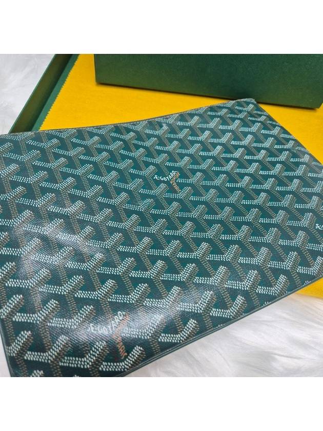 Sena Clutch Bag MM Special Green - GOYARD - BALAAN 5