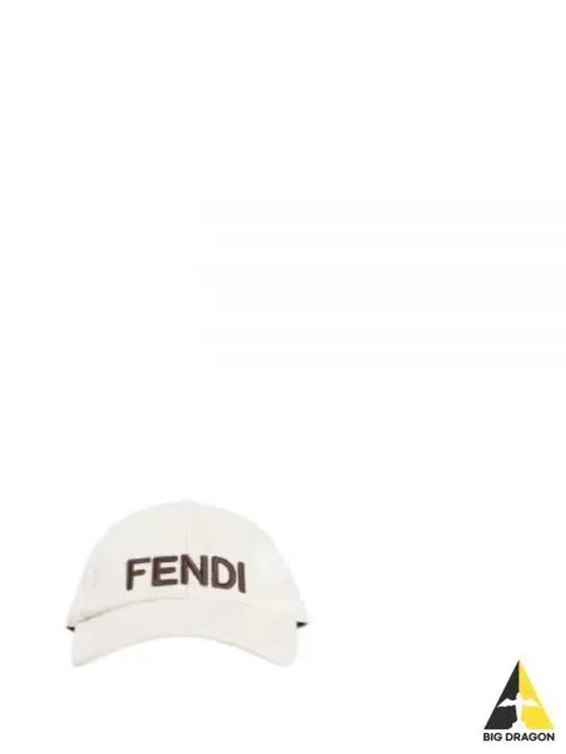 Pequin Canvas Ball Cap Beige - FENDI - BALAAN 2