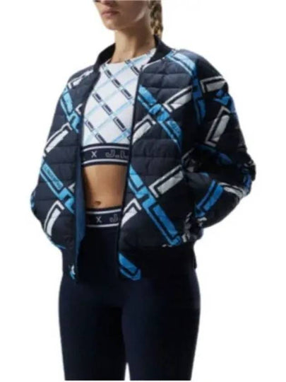 Women's Reversible Bomber Jacket Blue - J.LINDEBERG - BALAAN 2