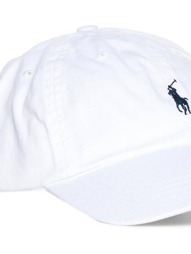 Embroidered Pony Ball Cap White - POLO RALPH LAUREN - BALAAN 5