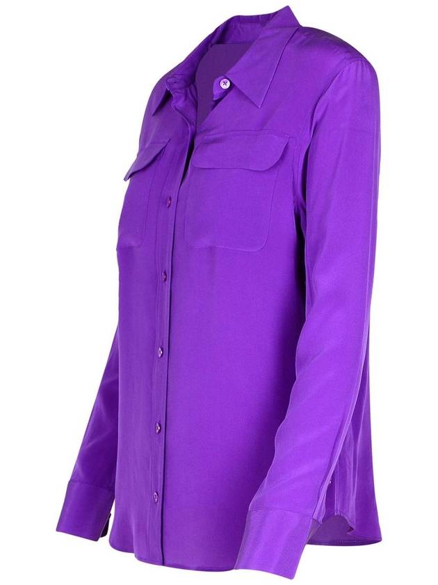 Equipment Purple Silk Shirt - EQUIPMENT - BALAAN 2