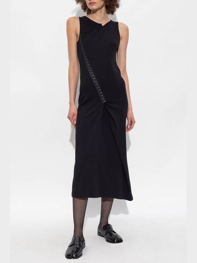 MM6 Maison Margiela Sleeveless Dress, Women's, Black - MAISON MARGIELA - BALAAN 3