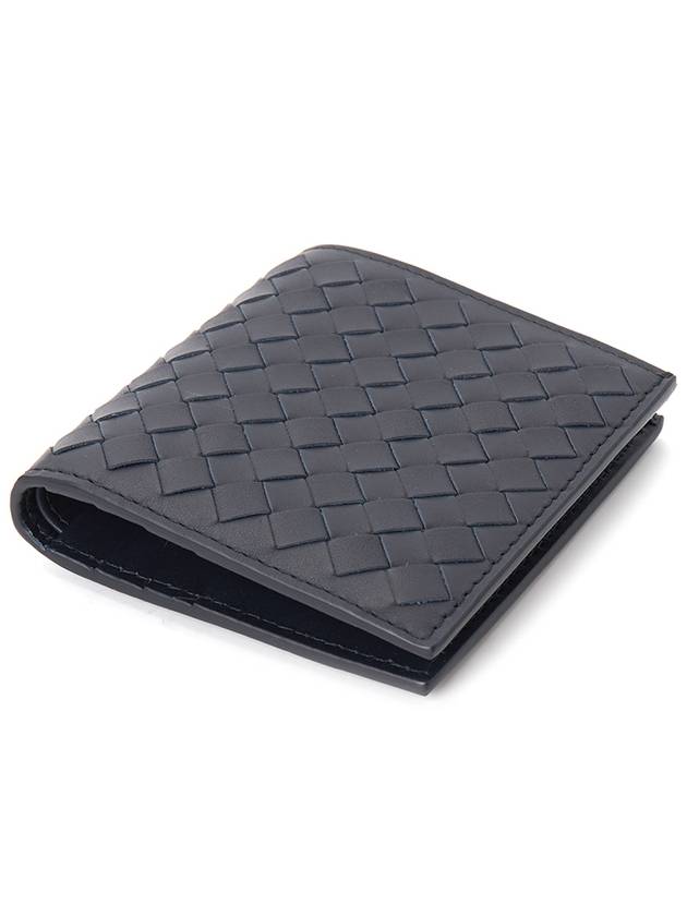 Intrecciato Half Wallet Navy - BOTTEGA VENETA - BALAAN 4