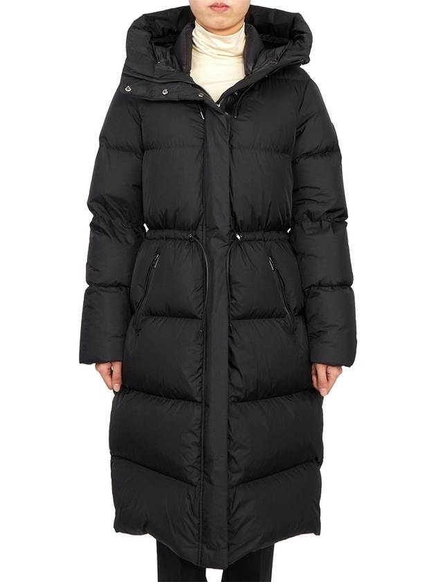 ISHANI BLACK Women s Hooded Long Down Coat Loose Fit - MACKAGE - BALAAN 4