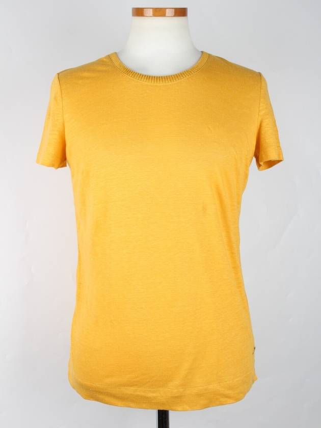 Sunny Yellow Angeri Short Sleeve Knit 40 XS - LORO PIANA - BALAAN 1