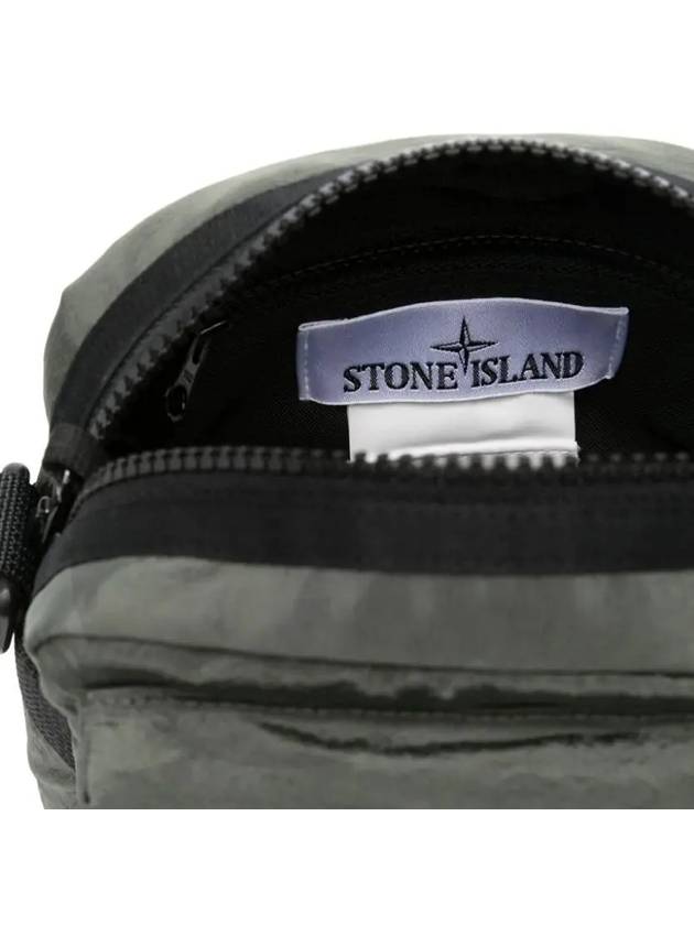 Logo Patch Cross Bag Green - STONE ISLAND - BALAAN 3