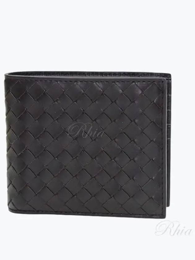 Intrecciato Weaving Half Wallet Espresso - BOTTEGA VENETA - BALAAN 2