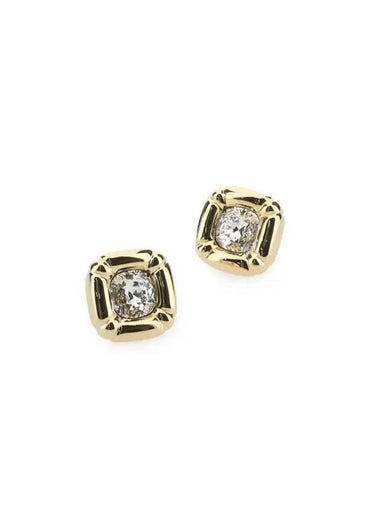 Dulocis Stud Earrings Gold - SWAROVSKI - BALAAN 1