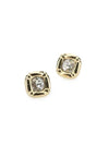 Dulocis Stud Earrings Gold - SWAROVSKI - BALAAN 1