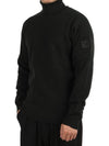 Men's Shadow Project Wappen Knit Turtleneck Dark Green - STONE ISLAND - BALAAN 2