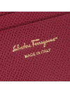 Gancini Leather Half Wallet Melagrana - SALVATORE FERRAGAMO - BALAAN 6