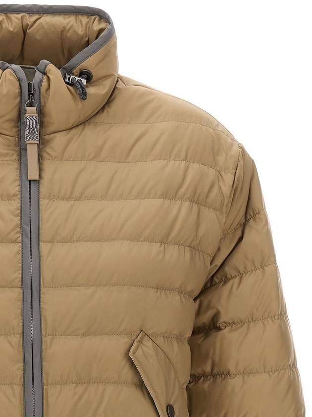 Brunello Cucinelli Monile Detail Down Jacket - BRUNELLO CUCINELLI - BALAAN 3