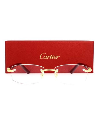 Sunglasses CT0048O 006 Gold - CARTIER - BALAAN 1