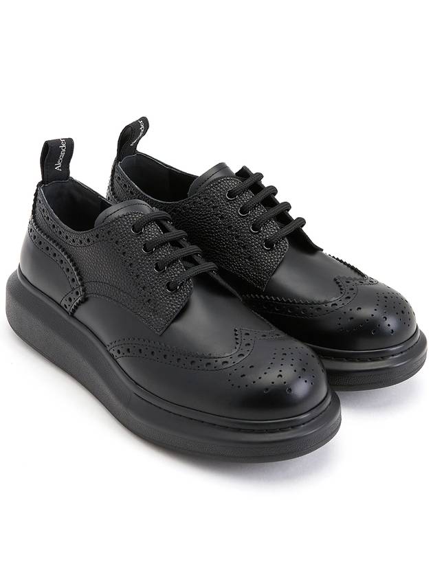 Men's Hybrid Lace-Up Derby Shoes Black - ALEXANDER MCQUEEN - BALAAN.