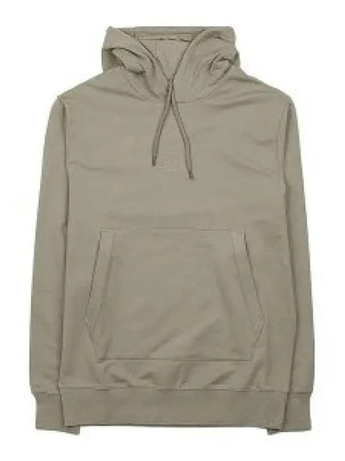 Men s Square Logo Patch Hood Silver Sage 15CLSS366 A006452W 335 967205 - CP COMPANY - BALAAN 1