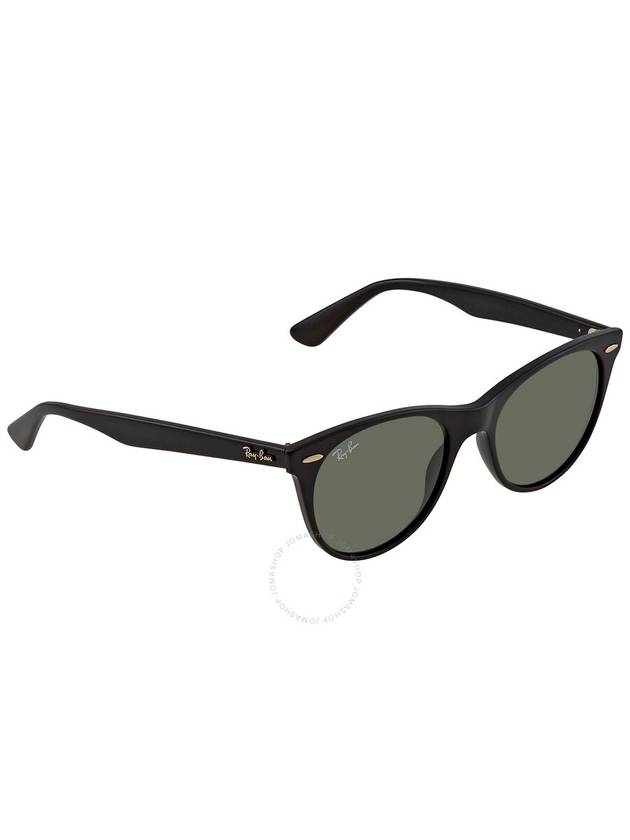 Ray Ban Wayfarer II Classic Green Classic G-15 Round Unisex Sunglasses RB2185 90131 52 - RAY-BAN - BALAAN 2