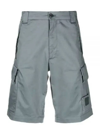 Metropolis Series Stretch Sateen Cargo Shorts Grey - CP COMPANY - BALAAN 2