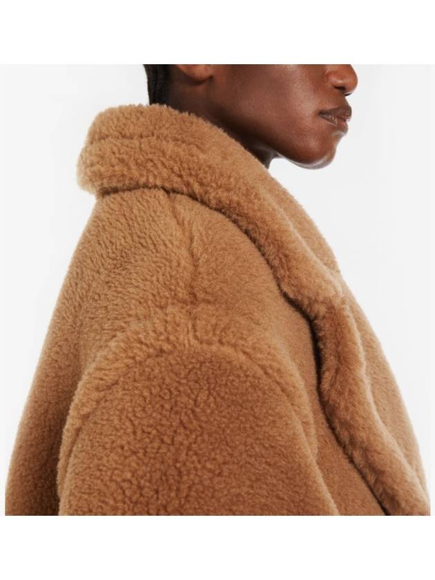 Gardone Crop Teddy Jacket Camel - MAX MARA - BALAAN 5