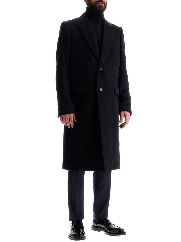 single-breasted cashmere coat - DOLCE&GABBANA - BALAAN 2