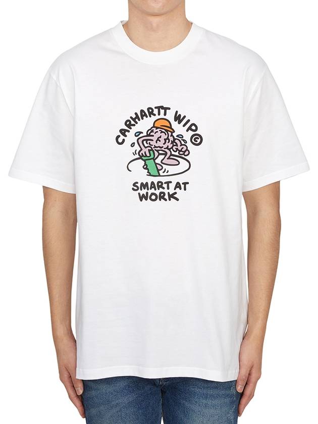 Smart Short Sleeve T-Shirt White - CARHARTT WIP - BALAAN 2