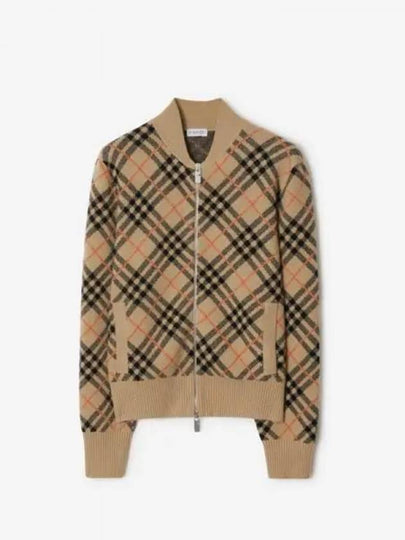 Cashmere check cardigan 8099881 - BURBERRY - BALAAN 2