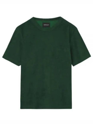 HOWLIN Fons Mezcal Green Terry T Shirt - HOWLIN' - BALAAN 1